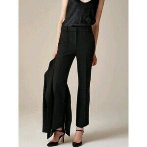 J.Crew Tall Cropped Natalia Pant in Four-Season Stretch Black CC483 Size 12T NWT